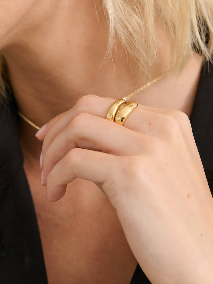 Everyday Classic 18K Gold Plated Ring (2size): S/M