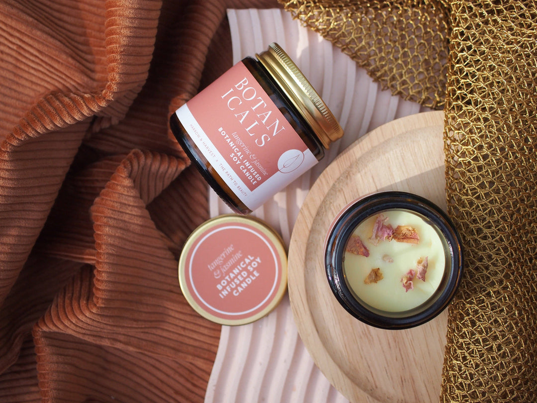 Botanicals Mini Candle ~ Tangerine & Jasmine