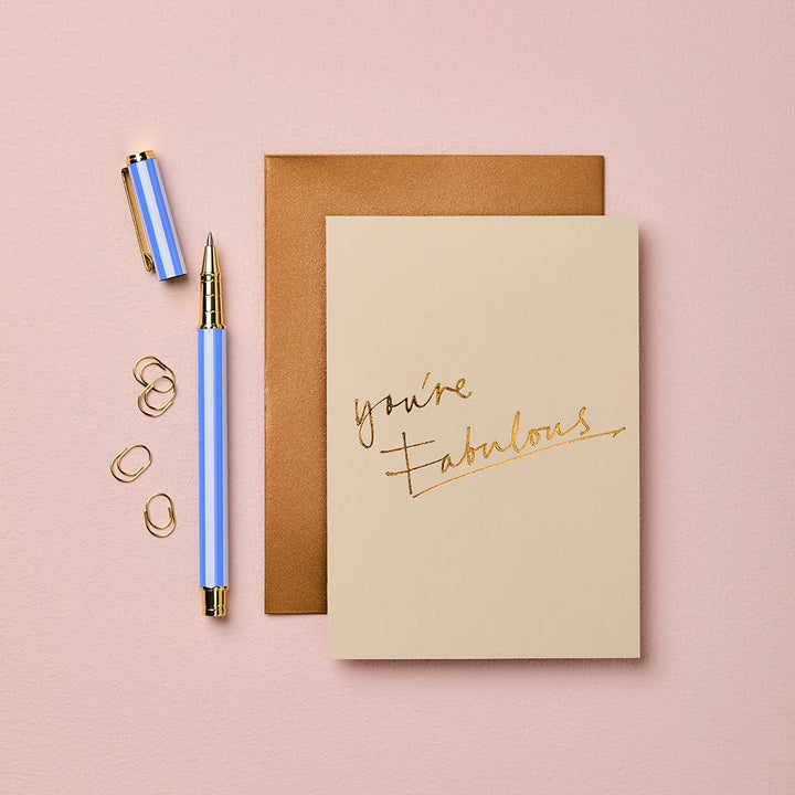 You're Fabulous (Oat) Greeting Card