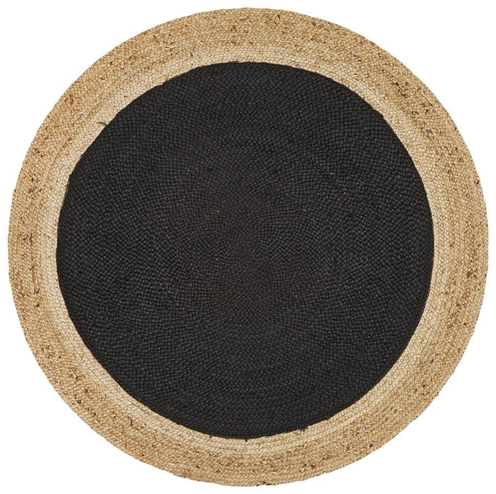 Atrium Round Natural and Black