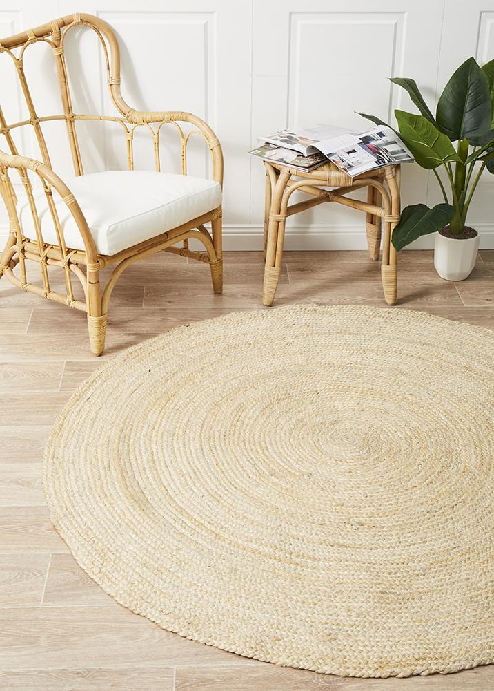 Atrium Round Light Jute