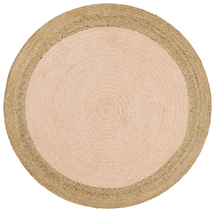 Atrium Round Natural and Pink