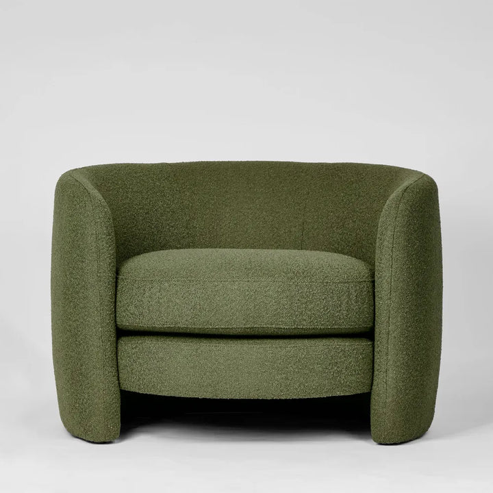 Cora Chair Olive Boucle
