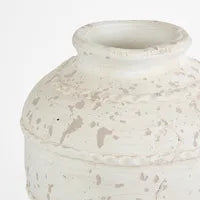 Corbin Wide Vase White