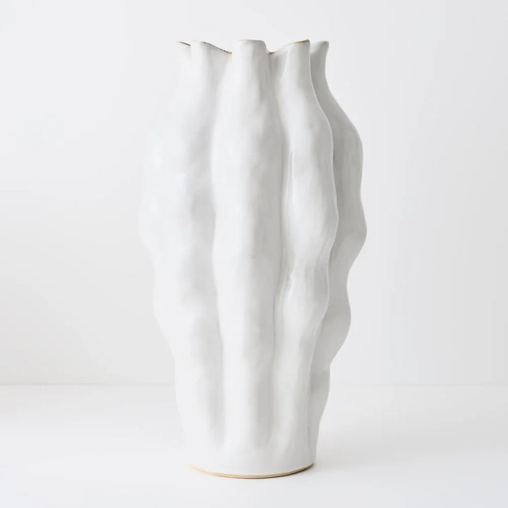 Eudora Vase Winter White