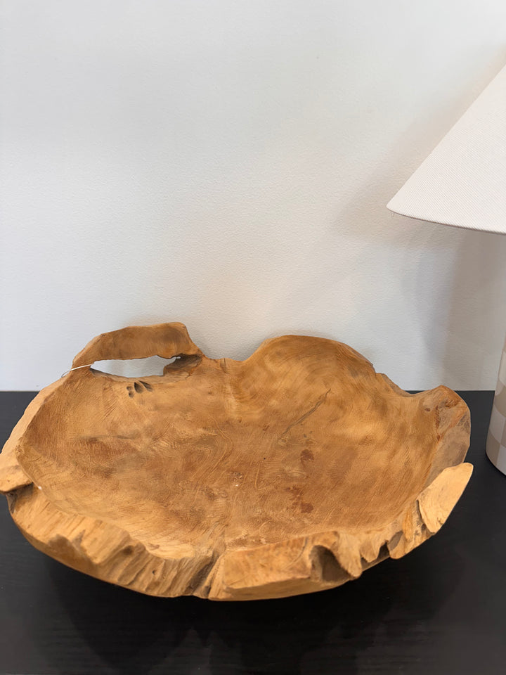 Rustic Teak Bowl
