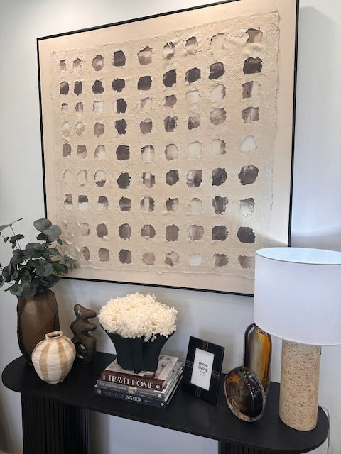 Peka Hand Painted Wall Art Multi-Coloured 118x5.2x118cm