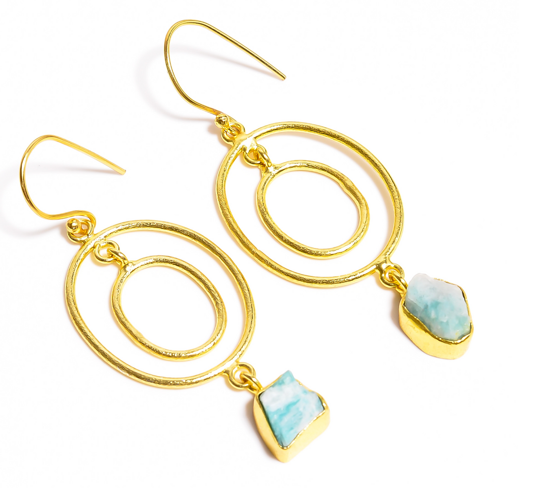 Amazonite Gemstone Earrings