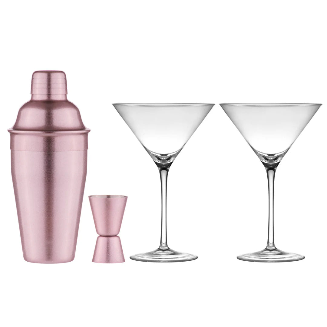 Aurora Blush 4pc Cocktail Set