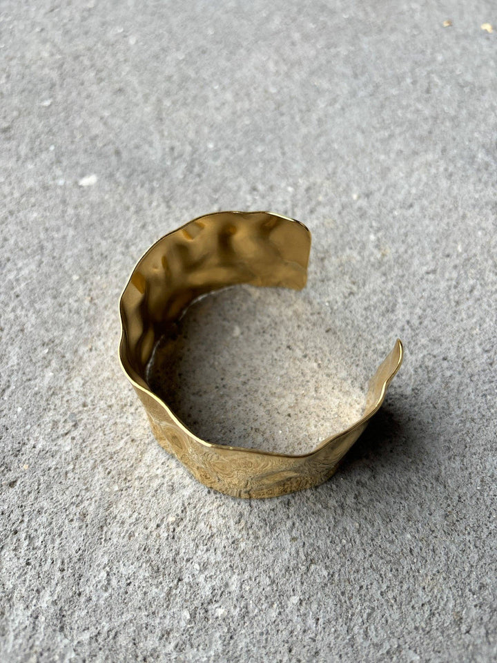 Bold Gold Cuff Adjustable Bangle