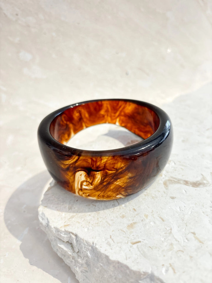 Caramel Cuff Bold Bangle