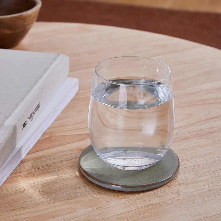 Ceramic Green Coaster Set