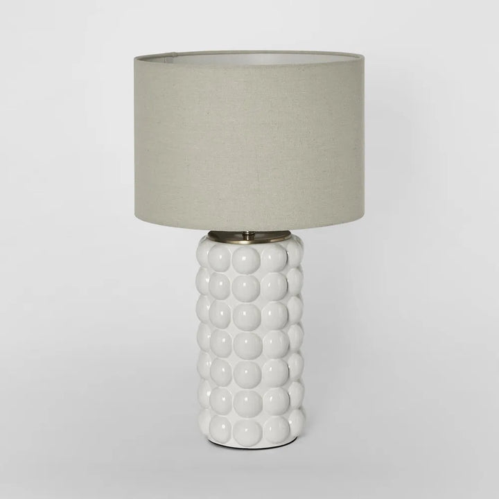 Condotti White Table Lamp & Shade
