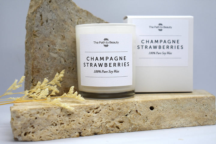 Petite Candle ~ Champagne & Strawberries