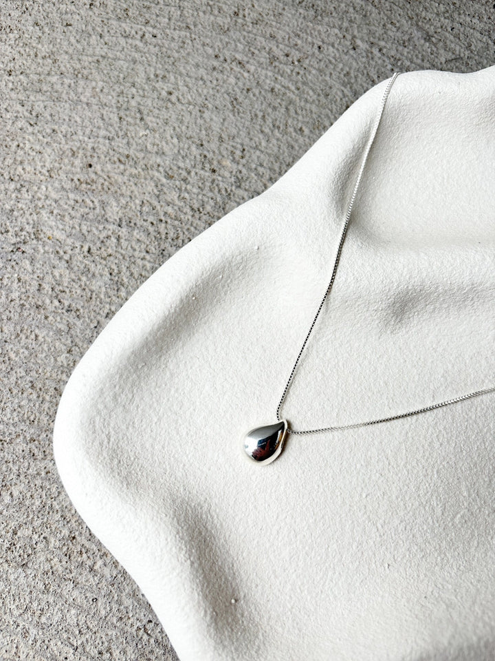 Droplet Sterling Silver Necklace