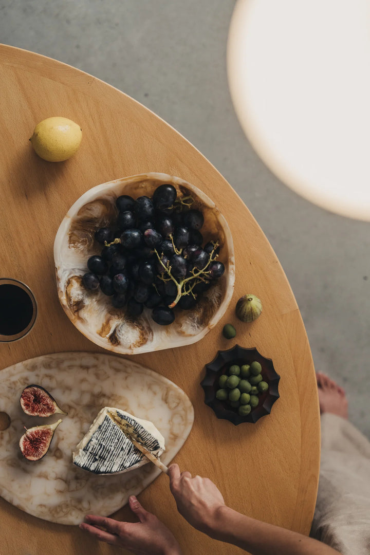 Flow Resin Sun Dish | Earth