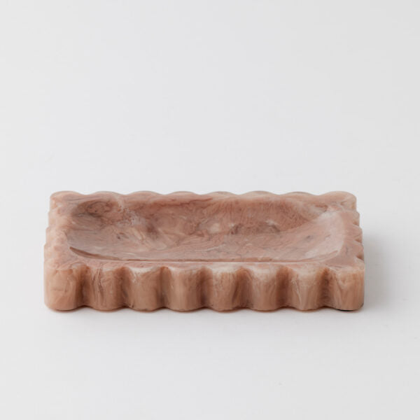 Estila Trinket Tray - Rosewood