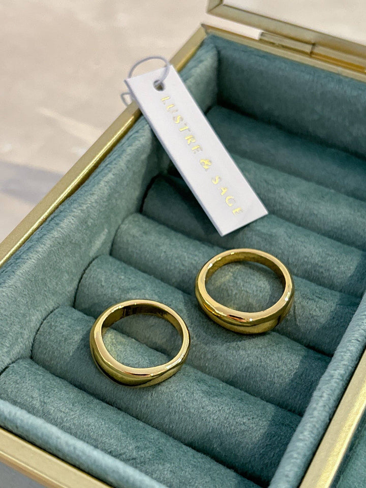 Everyday Classic 18K Gold Plated Ring (2size): S/M