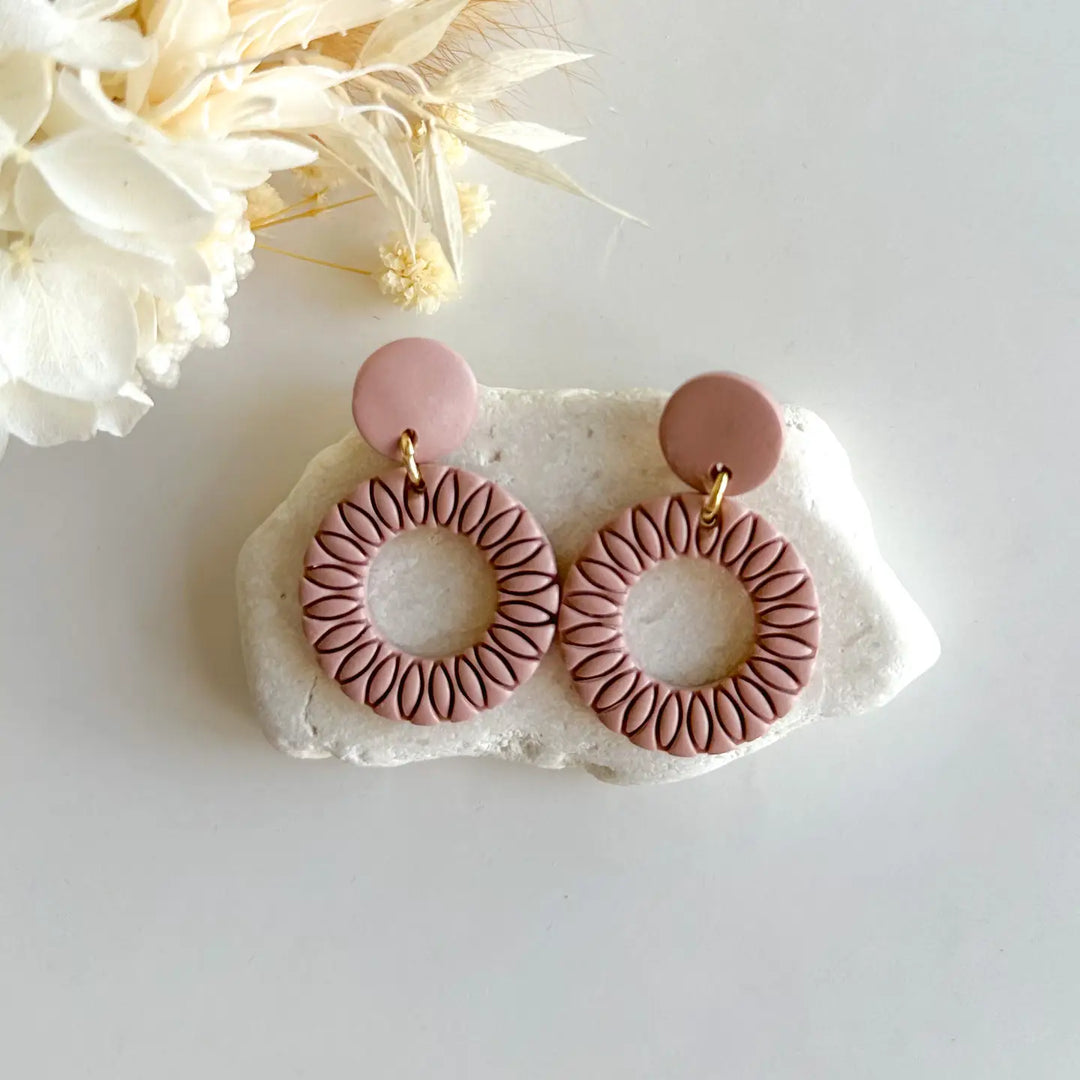 Garden Breeze Pink Earrings