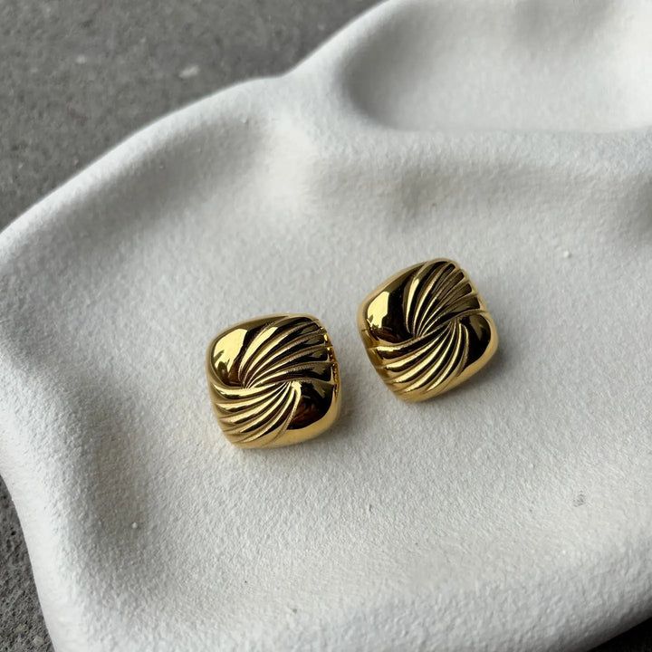 Lisa Square Statement Earrings