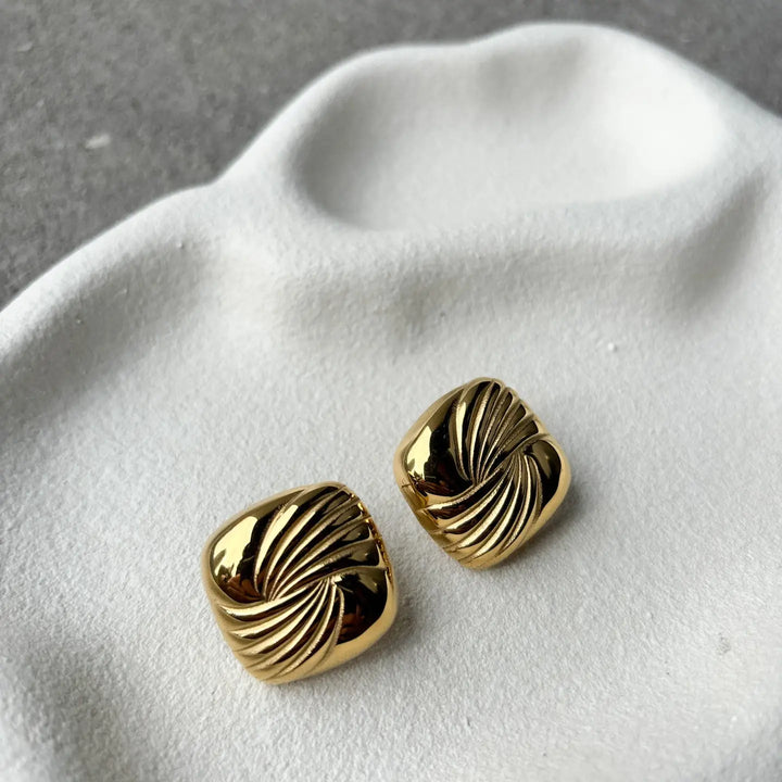Lisa Square Statement Earrings
