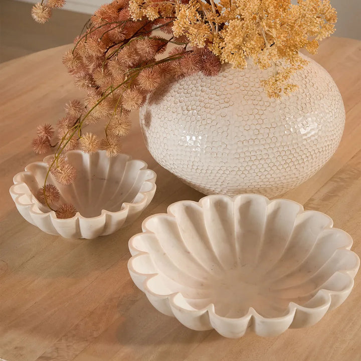 Flora Marble Bowl Large