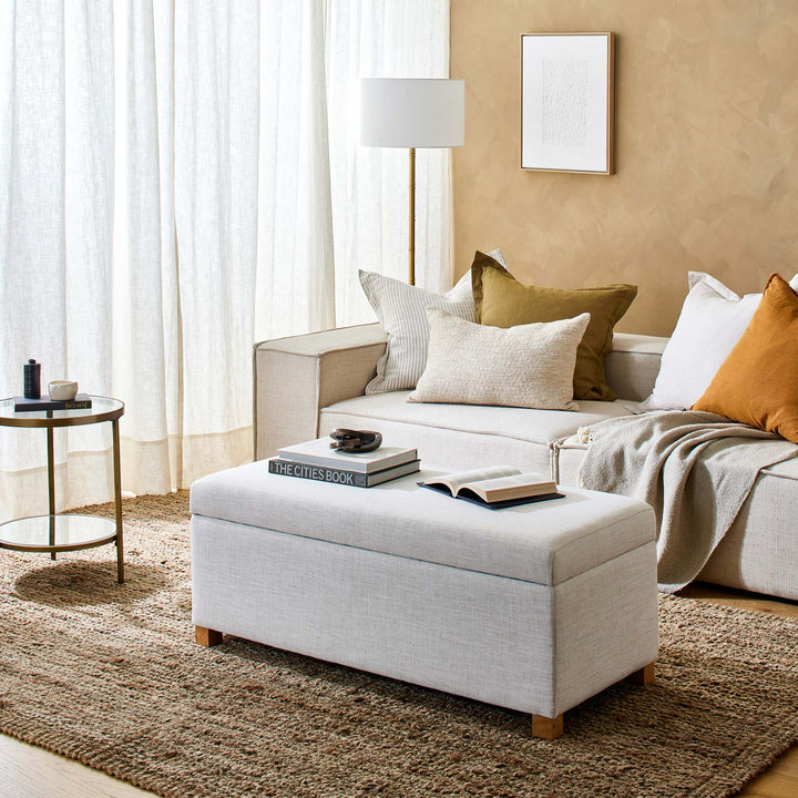 Riley Linen Cushion - Natural (Copy)