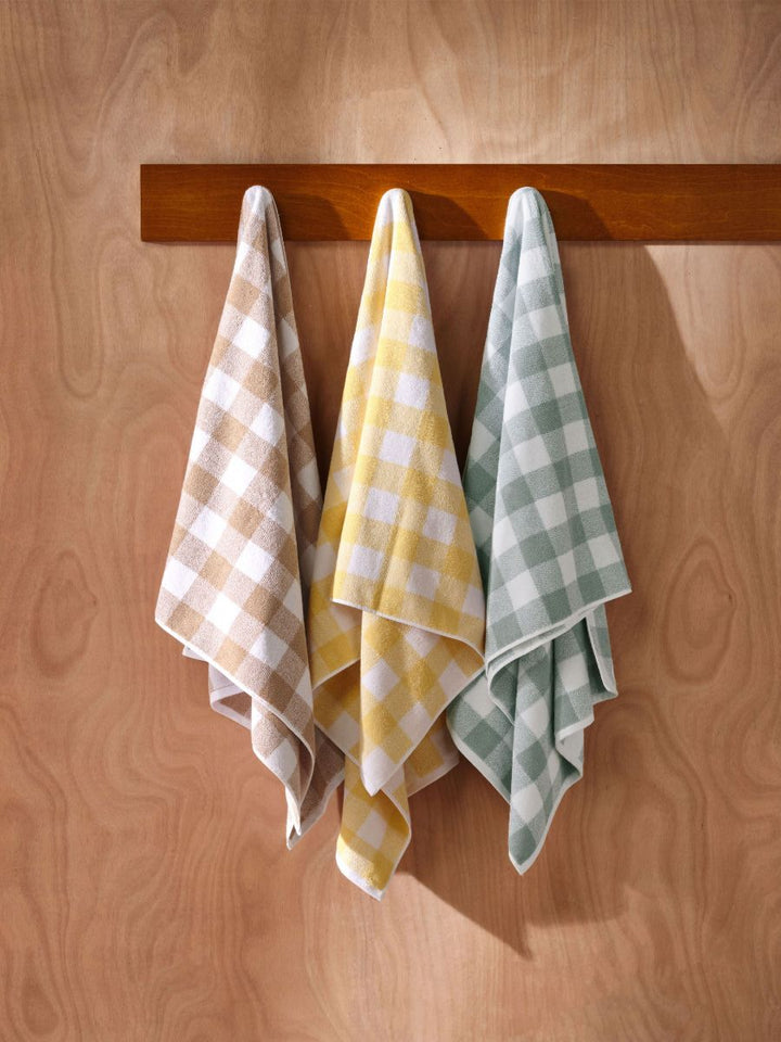 Flinders Check Saltwater Bath Towel