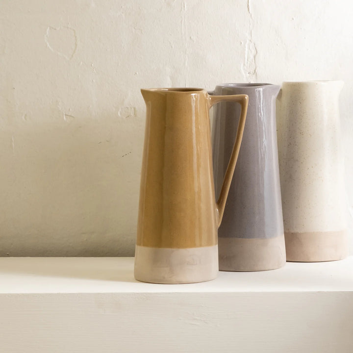 Sanna Dipped Jug - Mustard