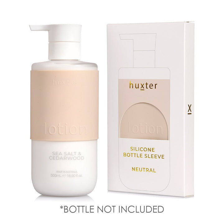 Silicone Bottle sleeve LOTION - Neutral