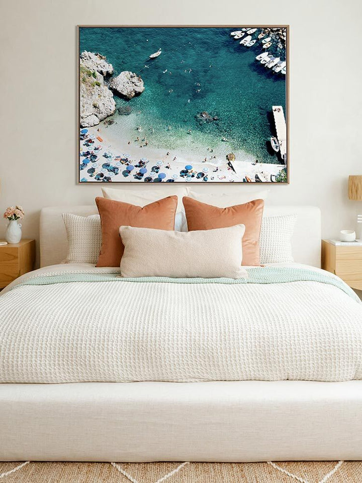Southern Coast - White Frame with Mat Board