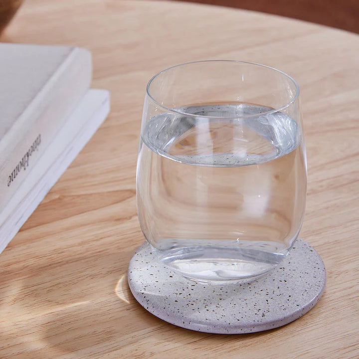 CERAMIC SPECKLE COASTER SET 4