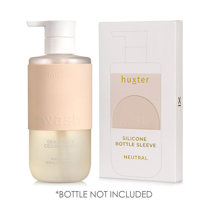 Silicone Bottle sleeve WASH - Neutral