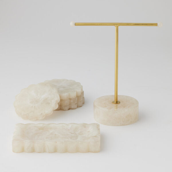 Estila Trinket Tray - Nougat