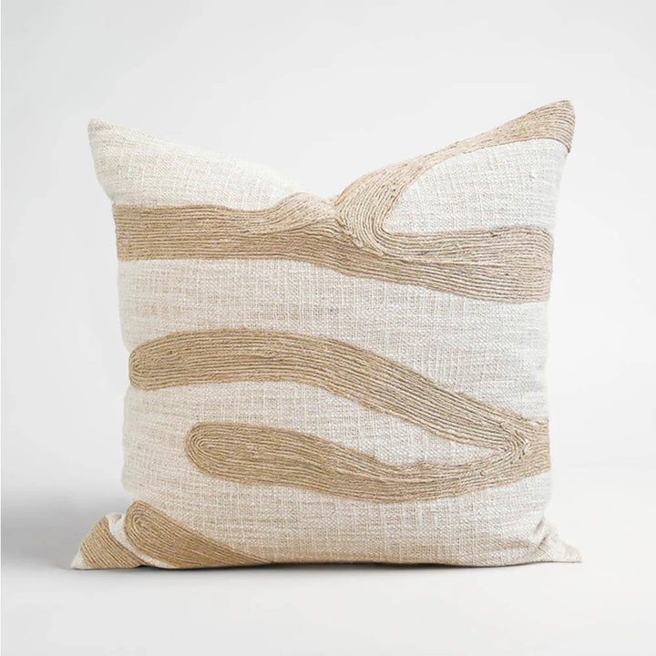 Zanth Cushion - Ivory/Natural