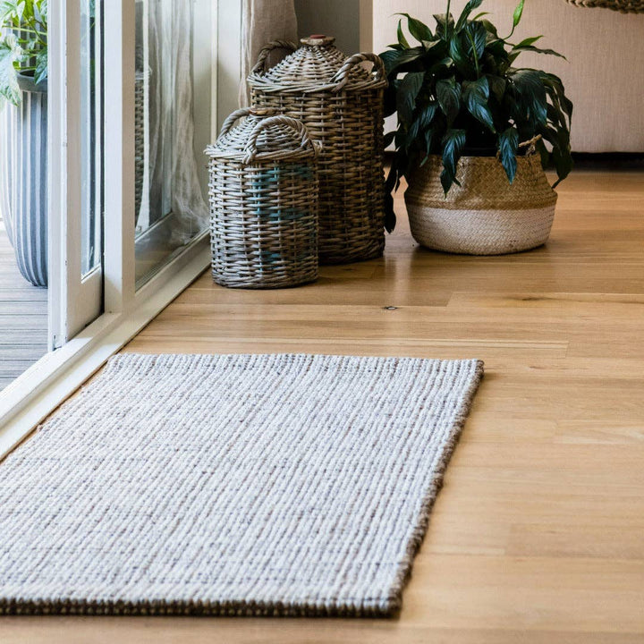 Carter Wool & Jute: Oversized mat
