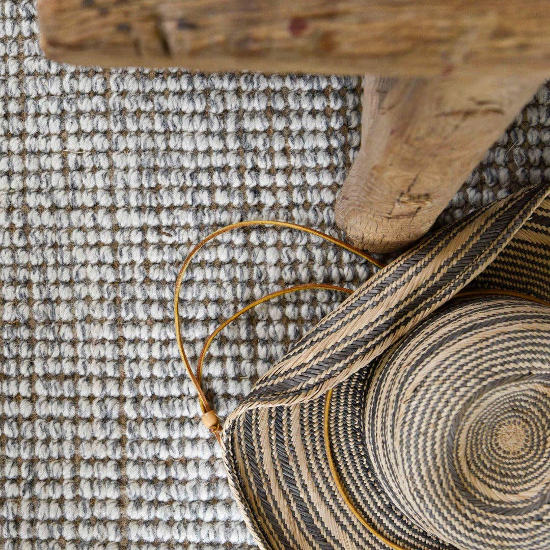 Carter Wool & Jute: Oversized mat