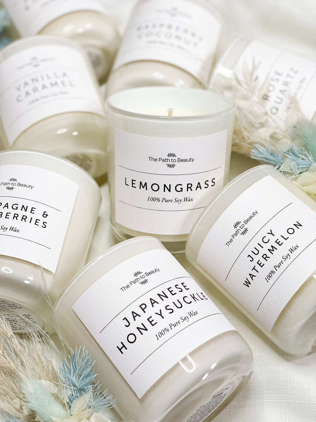 White Candle-Vanilla Caramel