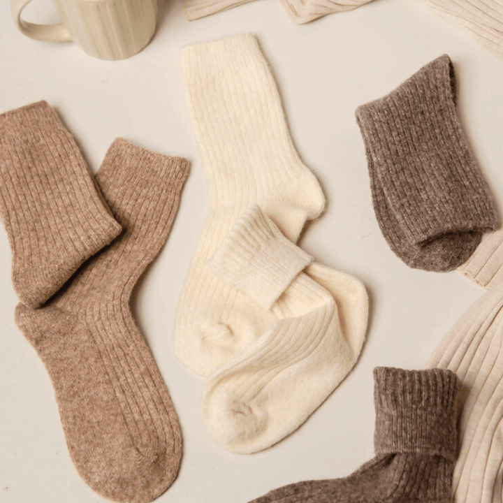 The Comfiest Socks - Light Brown: S/M