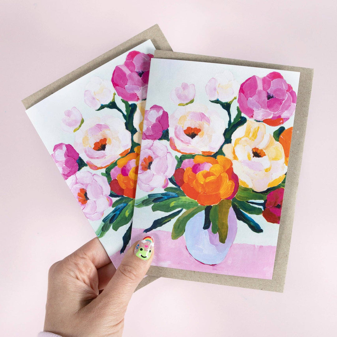 Pastel Bouquet Greeting Card