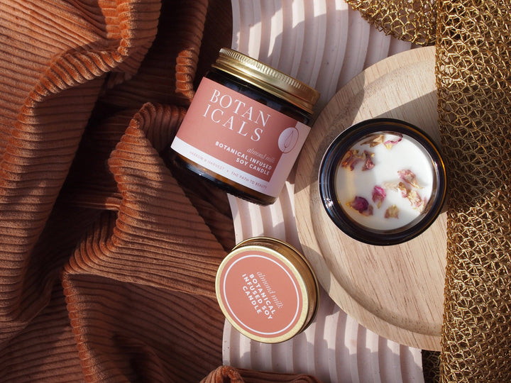 Botanicals Mini Candle ~ Almond Milk