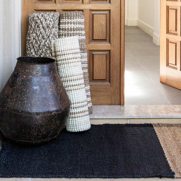 Irving Stripe: Oversized Mat (no fringe)