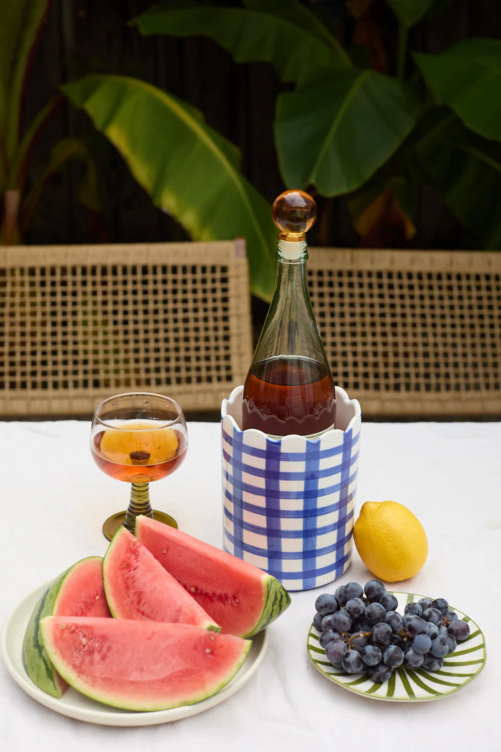 The Moony Glass Bottle Stopper - Amber