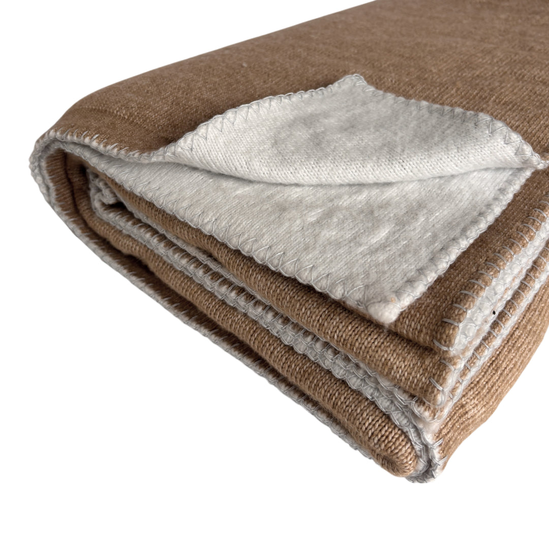 Atelier Blanket -  Brown & White
