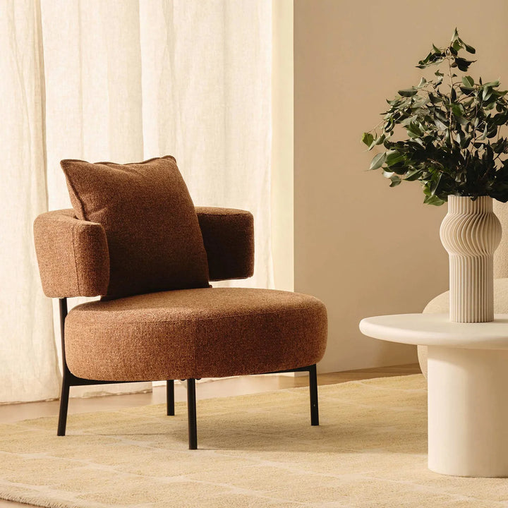Alba Occasional Chair Burnt Orange