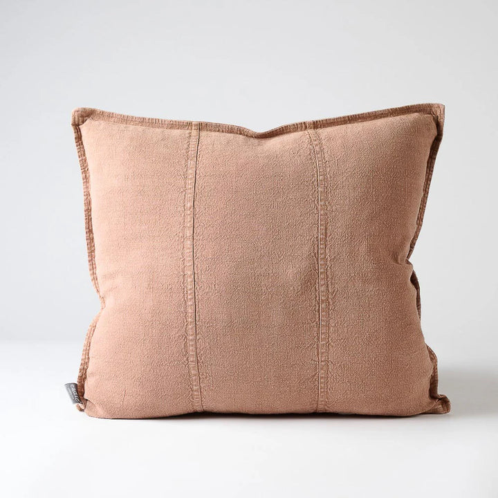 Luca Linen Cushion - Clay