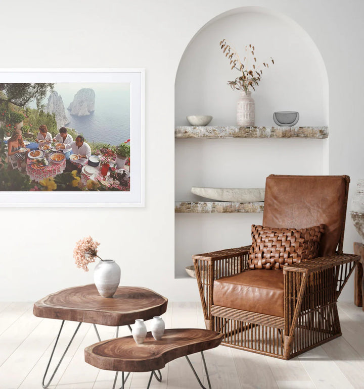 Dining Al Fresco On Capri - Slim Aarons by FinePrint Co
