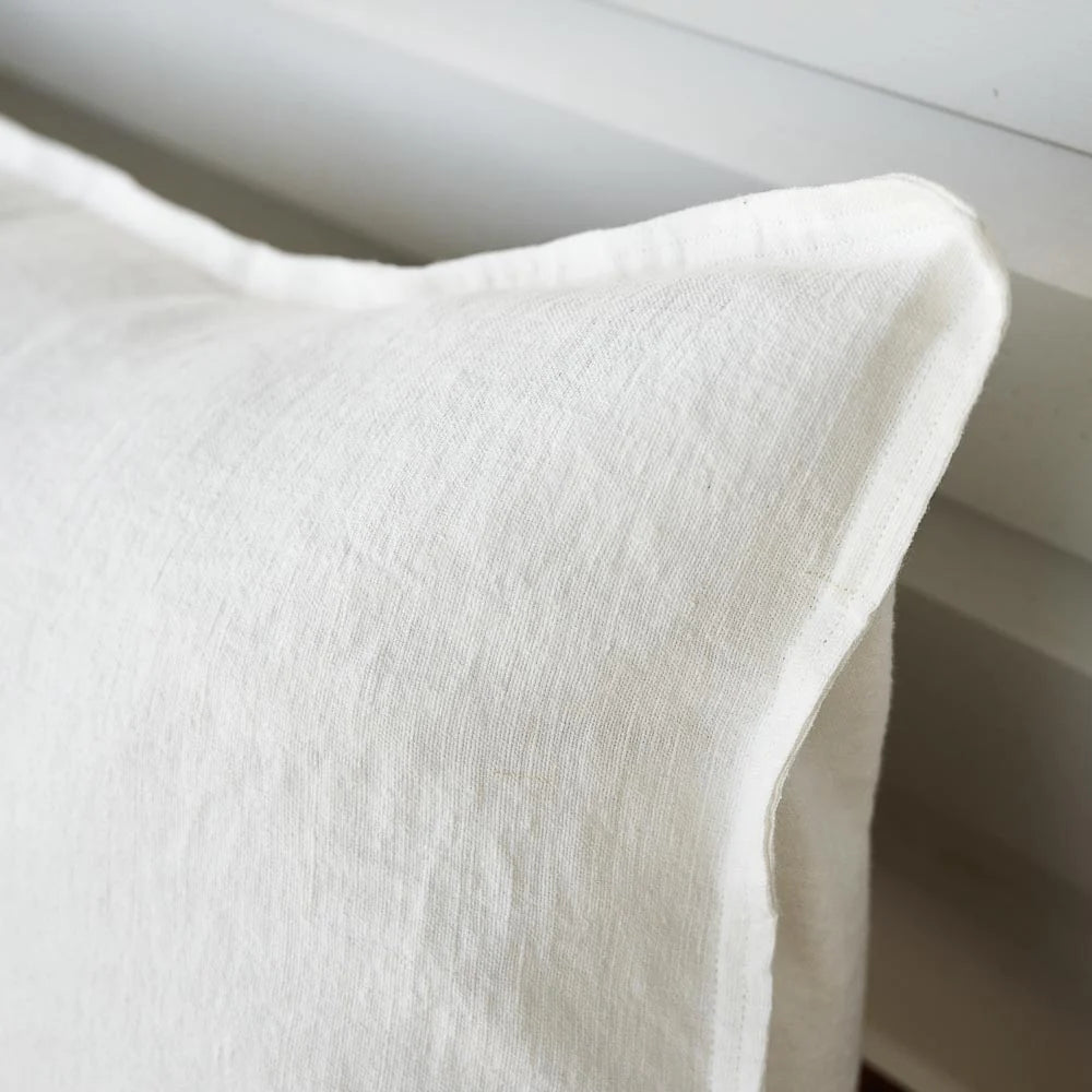 Luca Linen Long Lumbar - Off White