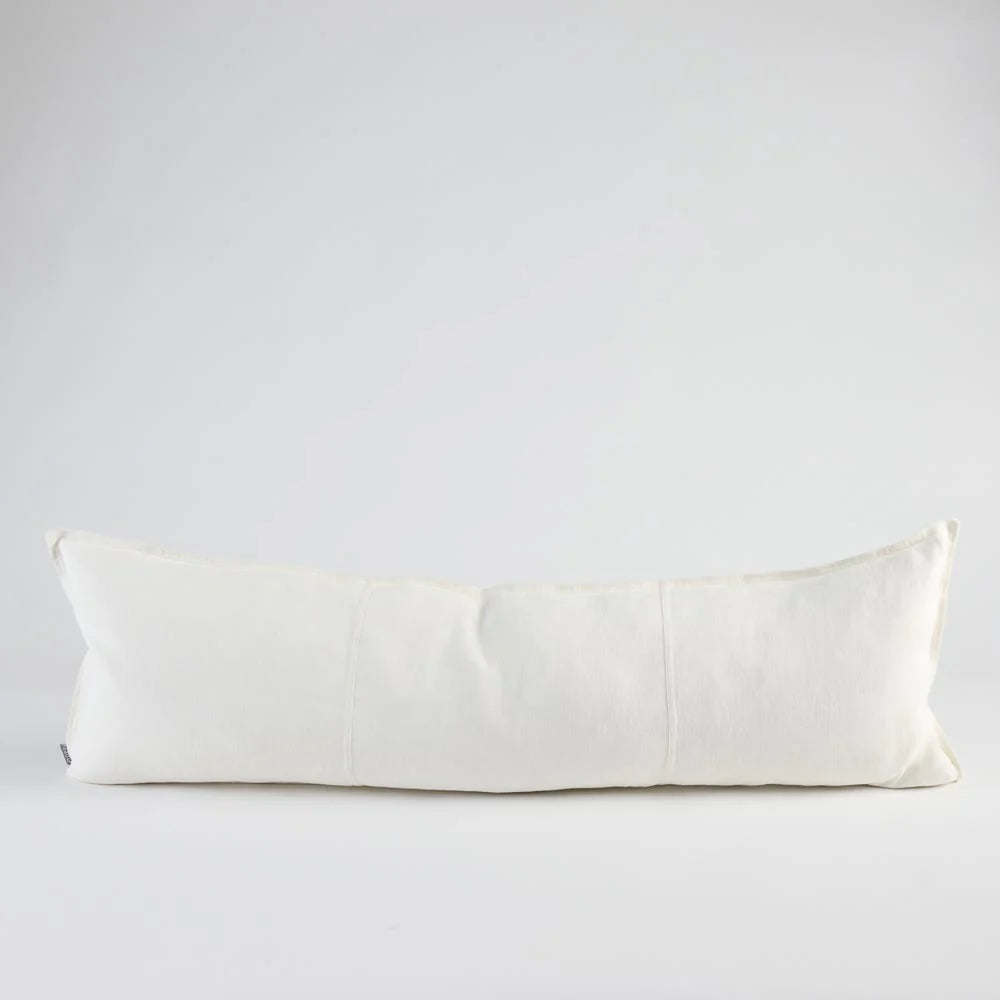 Luca Linen Long Lumbar - Off White