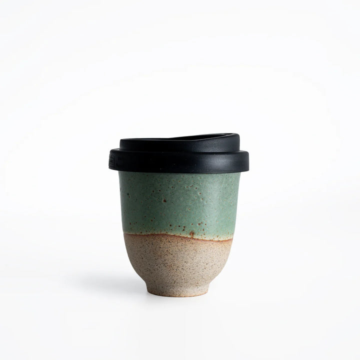 Forest Moss Ceramic Travel Cup